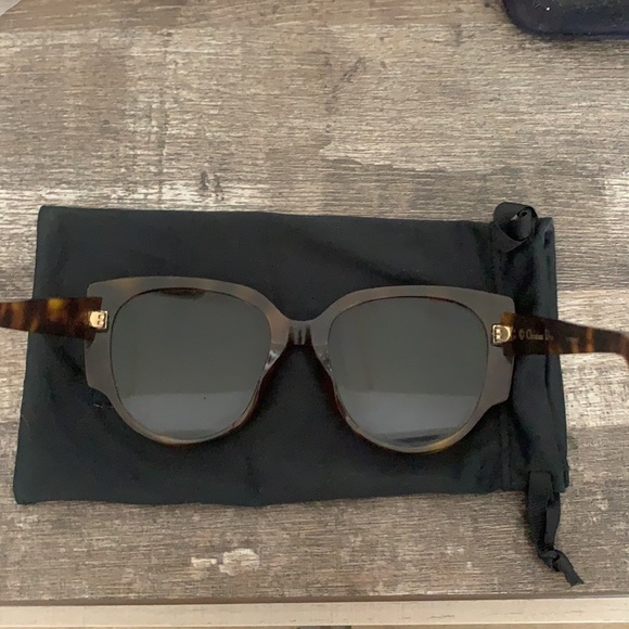 Dior Night 2 05LHA Havana Sunglasses - Picture 7 of 10